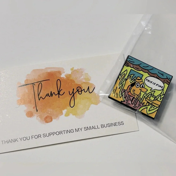 Gunshow ‘On Fire’ Comic - This is  fine. Meme Pin 🔥 - Picture 5 of 5